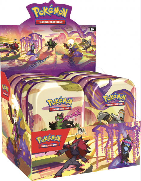 POKÉMON SV6.5 SHROUDED FABLE MINI TIN SEALED DISPLAY (10)