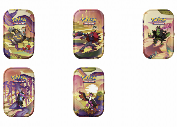 POKÉMON SV6.5 SHROUDED FABLE MINI TIN ARTSET (5)