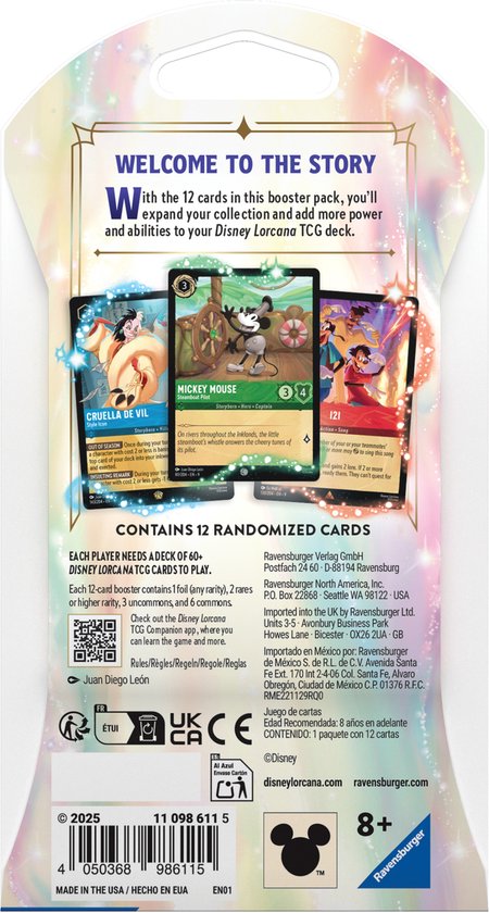 Disney Lorcana - Fabled Sleeved Booster