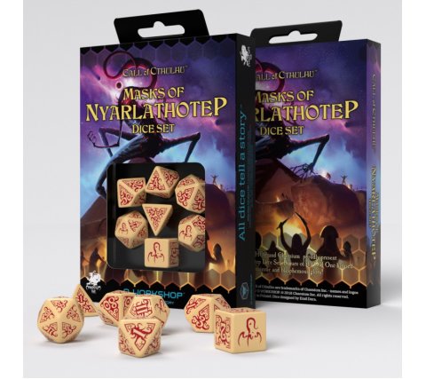 Q-Workshop - Call of Cthulhu RPG Dice Set: Masks of Nyarlathotep