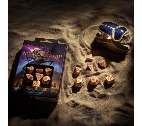 Q-Workshop - Call of Cthulhu RPG Dice Set: Masks of Nyarlathotep