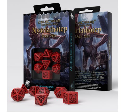 Q-Workshop - Call of Cthulhu RPG Dice Set: The Outer Gods Nyarlathotep