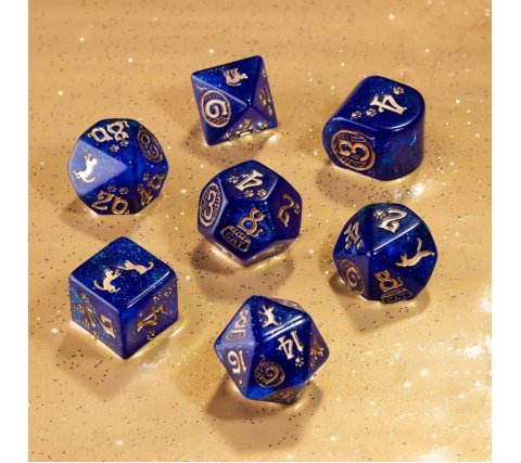 Q-Workshop - Cats Modern RPG Dice Set: Meowster