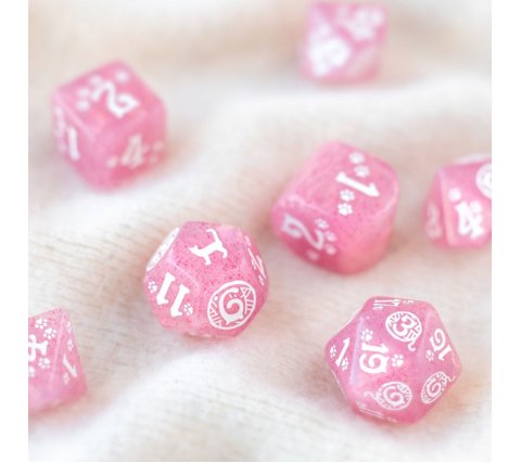 Q-Workshop - Cats RPG Dice Set: Daisy