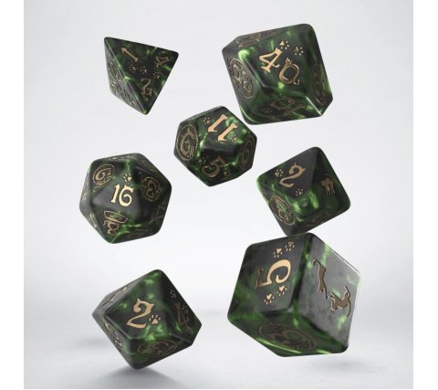 Q-Workshop - Cats RPG Dice Set: Pixel