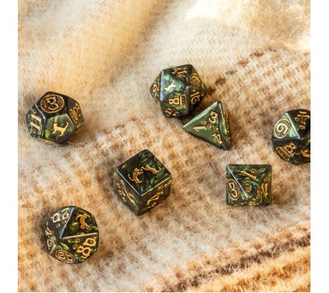 Q-Workshop - Cats RPG Dice Set: Pixel