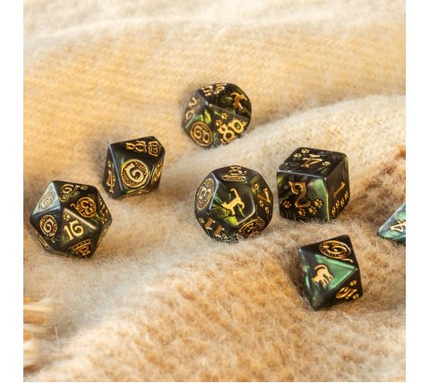 Q-Workshop - Cats RPG Dice Set: Pixel
