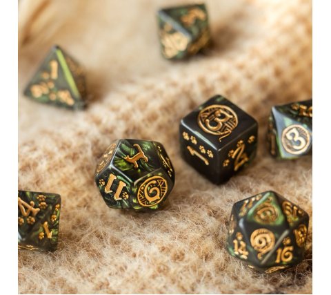 Q-Workshop - Cats RPG Dice Set: Pixel