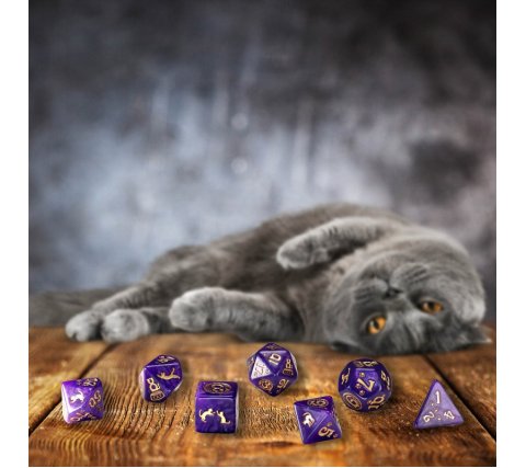 Q-Workshop - Cats RPG Dice Set: Purrito