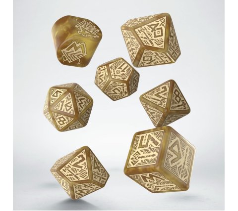 Q-Workshop - Dwarven RPG Dice Set: Gold