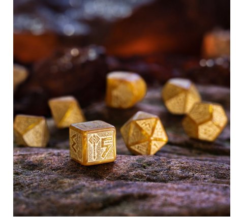 Q-Workshop - Dwarven RPG Dice Set: Gold