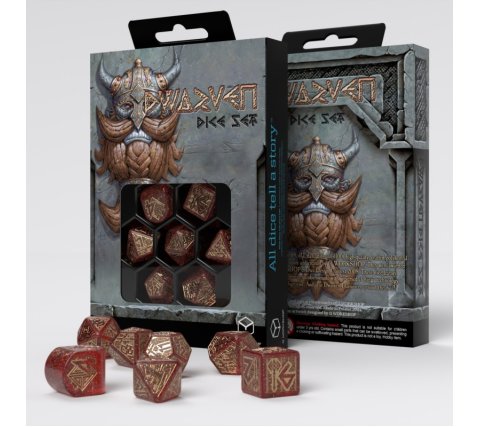 Q-Workshop - Dwarven RPG Dice Set: Jewels