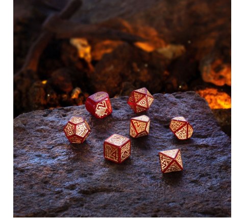Q-Workshop - Dwarven RPG Dice Set: Jewels