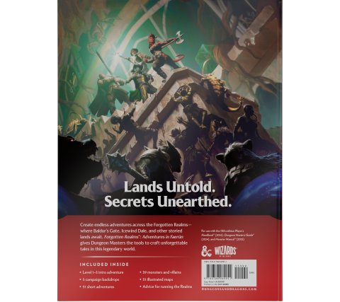 Dungeons and Dragons 5E - Forgotten Realms: Adventures in Faerun