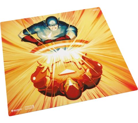 Gamegenic 2-Player Playmat: Marvel Super Heroes - Iron Man vs Captain America