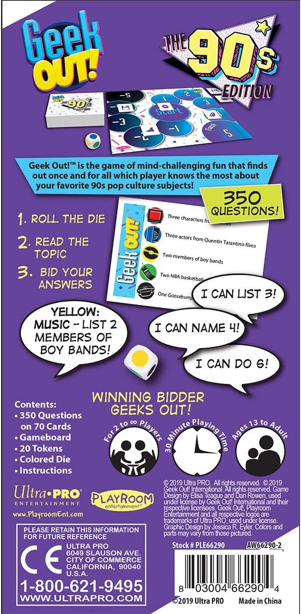 Geek Out! The 90's edition ENG