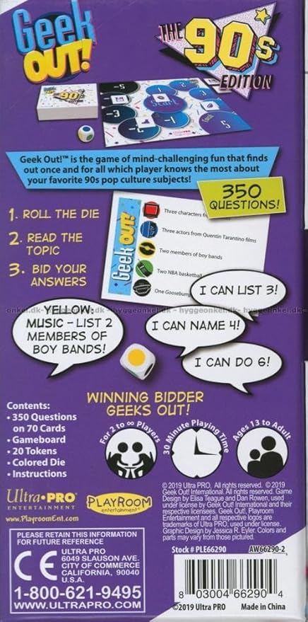 Geek Out! The 90's edition ENG