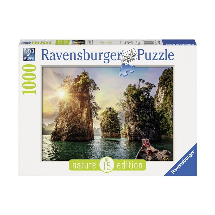 Puzzel: Three Rocks in Cheow, Thailand, 1000 pieces