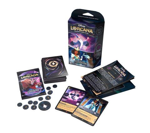 Disney Lorcana - Rise of the Floodborn Starter Deck: Merlin & Tiana (inclusief booster)