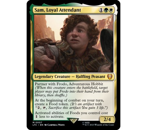 Commander Deck Lord of the Rings: Tales of Middle-earth - Food and Fellowship