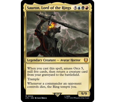 Commander Deck Lord of the Rings: Tales of Middle-earth - The Hosts of Mordor