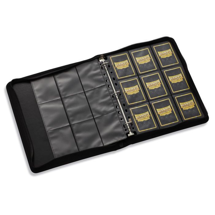 Dragon Shield Card Codex 360 Pocket Zipster Portfolio Black