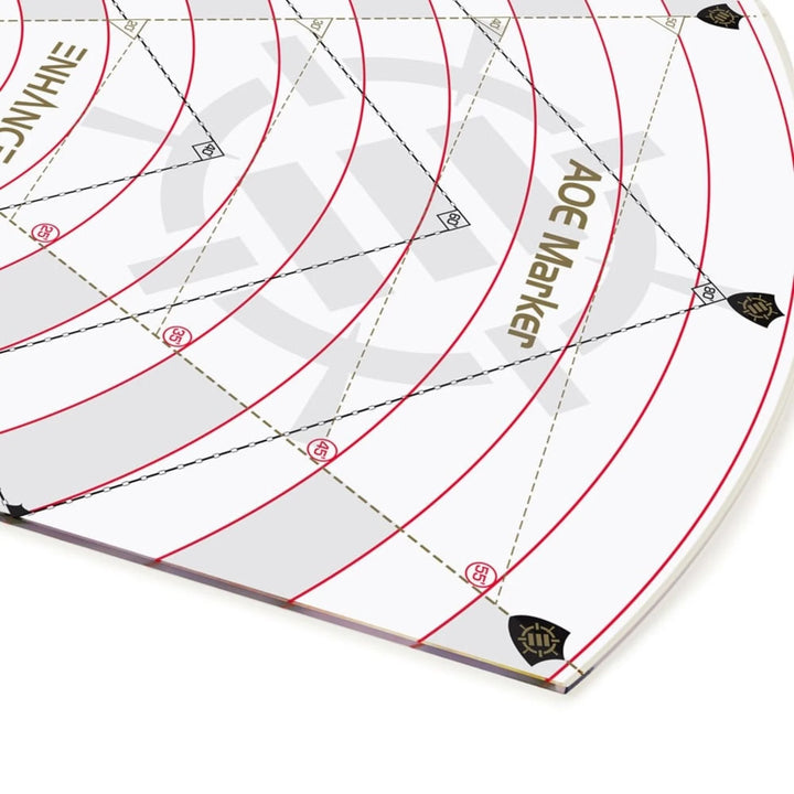 ENHANCE Tabletop 60ft Spell AOE Damage Template