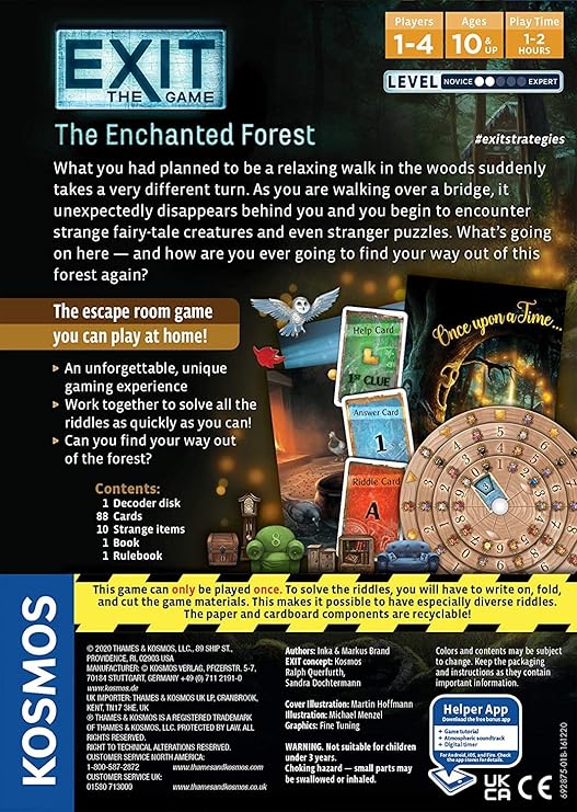 EXIT - The Enchanted Forest - Escape Room Game