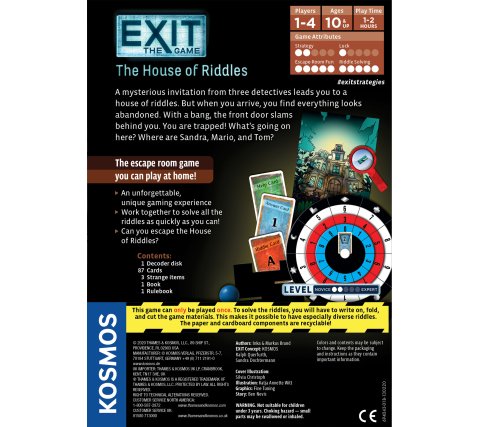 EXIT - The House of Riddles - Escape Room Game