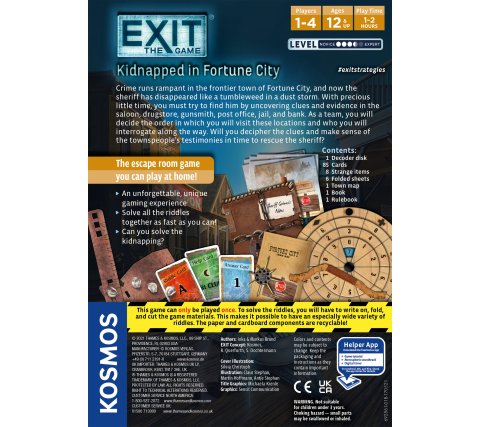 EXIT - Kidnapped in Fortune City - Escape Room Game