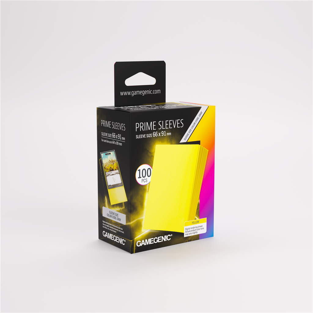 GAMEGENIC PRIME MATTE SLEEVES YELLOW
