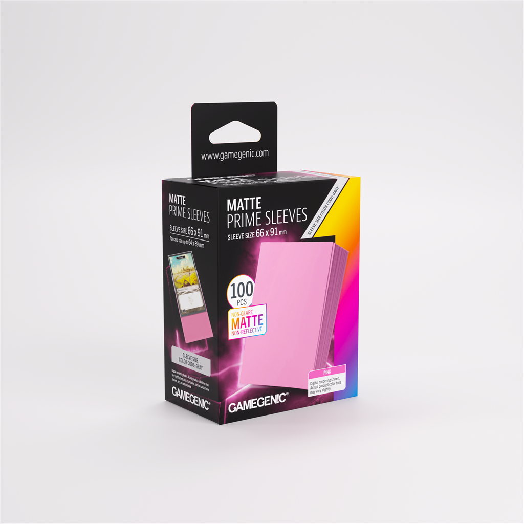 GAMEGENIC PRIME MATTE SLEEVES PINK