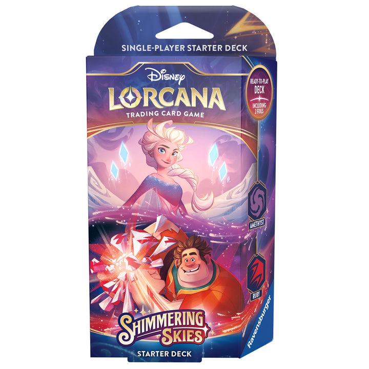 Disney Lorcana - Shimmering Skies Starter Deck: Scar & Kronk of Wreck-It Ralph & Elsa (inclusief booster)
