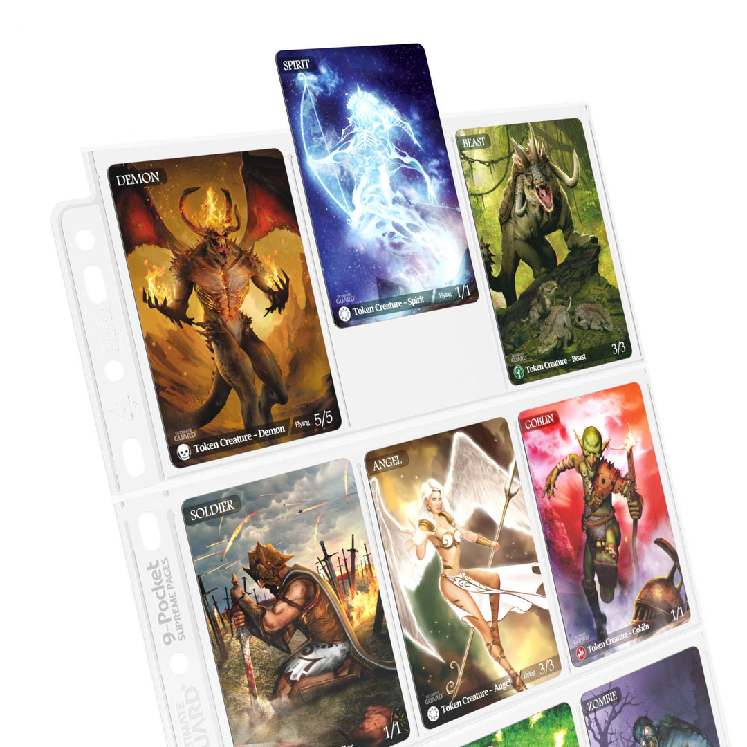 Ultimate Guard - 9-Pocket Pages Top Loading: Clear (100 stuks)