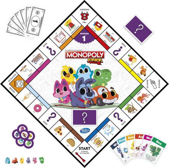 Monopoly Junior : 2 spellen in 1