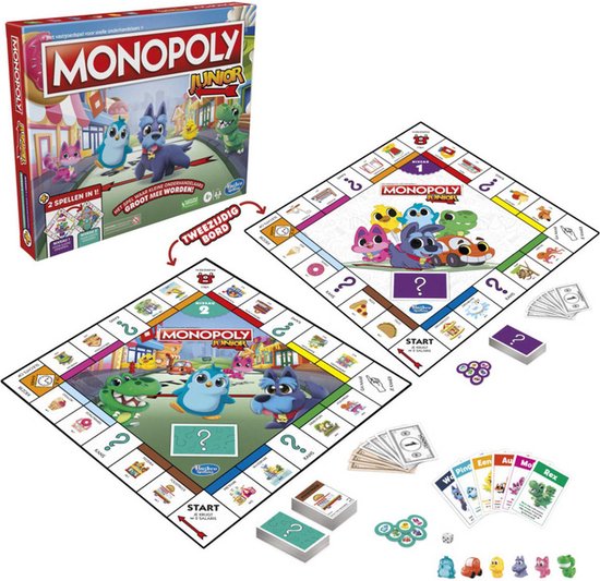 Monopoly Junior : 2 spellen in 1