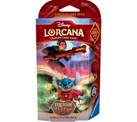 Disney Lorcana - Reign of Jafar Starter Deck: Tiana & Bruno of Mulan & Stitch (inclusief booster)