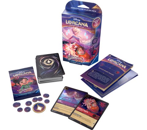 Disney Lorcana - Shimmering Skies Starter Deck: Wreck-It Ralph & Elsa (including booster)