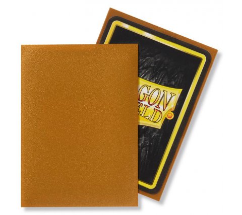 Dragon Shield Sleeves Matte Gold (100 stuks)