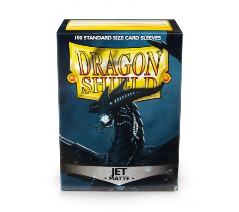 Dragon Shield Sleeves Matte Jet (100 stuks)