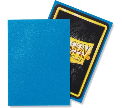 Dragon Shield Sleeves Matte Sapphire (100 stuks)