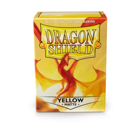Dragon Shield Sleeves Matte Yellow (100 stuks)