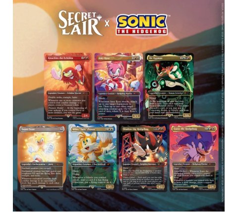 Secret Lair x Sonic The Hedgehog Friends and Foes non-foil