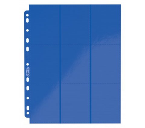 Ultimate Guard - 18 Pocket Pages Side Loading: Blue (10 stuks)
