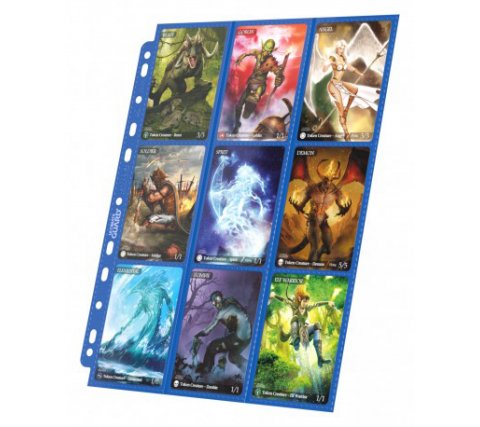 Ultimate Guard - 18 Pocket Pages Side Loading: Blue (10 stuks)