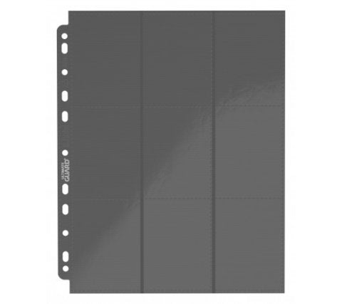 Ultimate Guard - 18 Pocket Pages Side Loading: Grey (10 stuks)