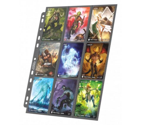 Ultimate Guard - 18 Pocket Pages Side Loading: Grey (10 stuks)