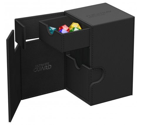 Ultimate Guard Flip'n'Tray Deck Case 100+ XenoSkin Monocolor Black