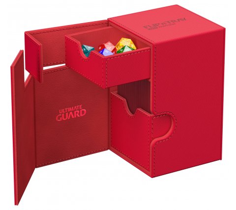 Ultimate Guard Flip'n'Tray Deck Case 100+ XenoSkin Monocolor Red