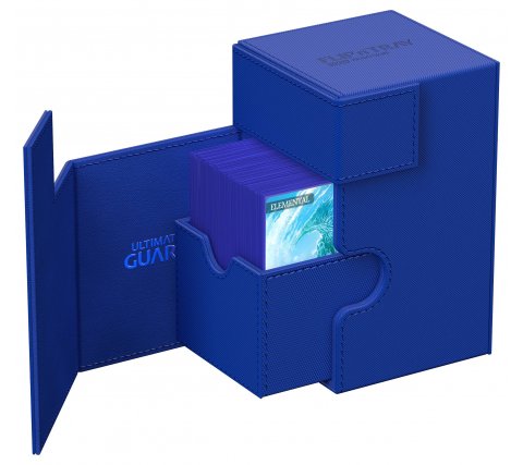 Ultimate Guard Flip'n'Tray Deck Case 100+ XenoSkin Monocolor Blue